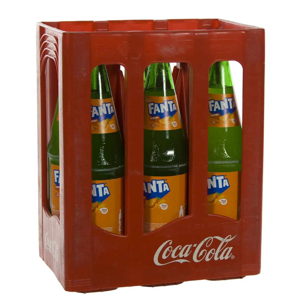 Fanta  Orange  1 liter  Bak  6 fl