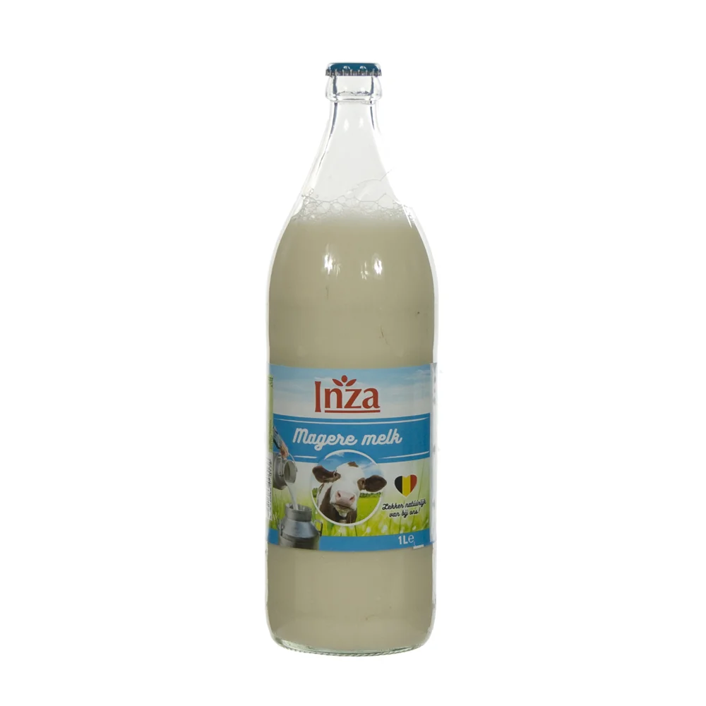 Inza Melk  Magere  1 liter  Fles