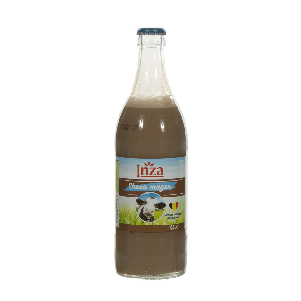 Inza Chocomelk  Halfvolle  47 cl  Fles