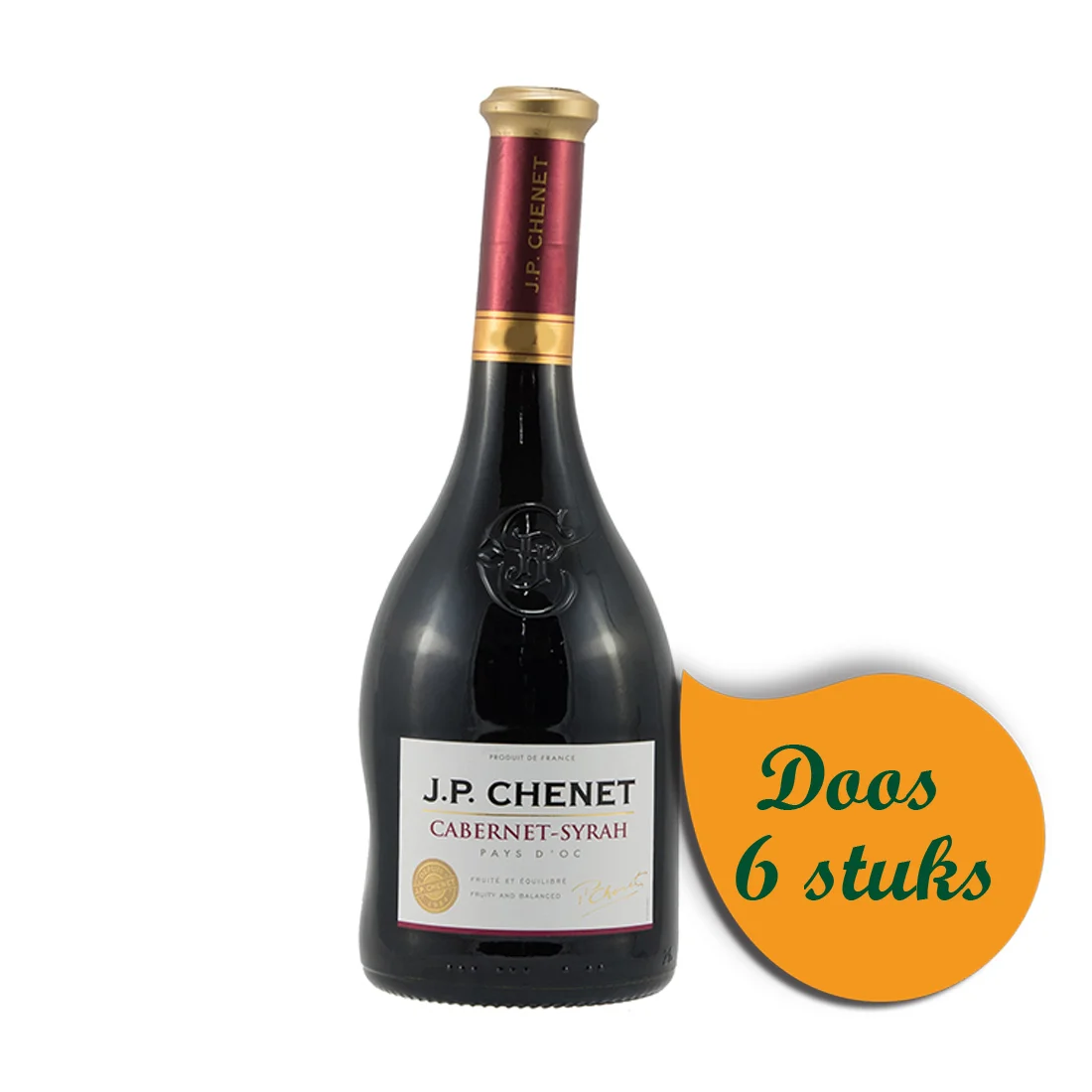 JP Chenet Cabarnet Syrah  Rood  25 cl  Doos  6 st