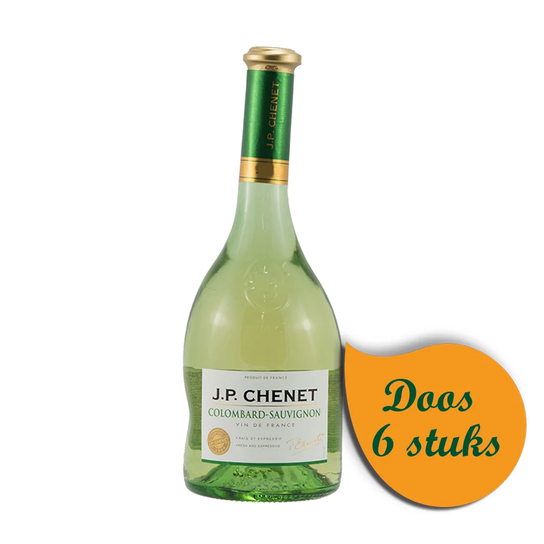 JP Chenet Colombard Sauvignon  Wit  75 cl  Doos  6 st