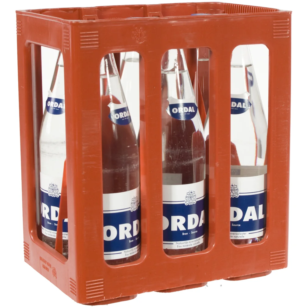 Ordal water  Plat  1 liter  Bak  6 fl