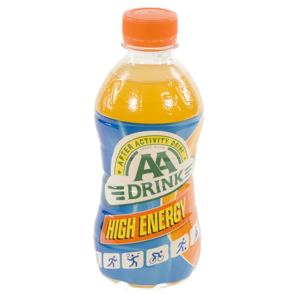 AA energy drank  Orange High Energy  33 cl  Fles
