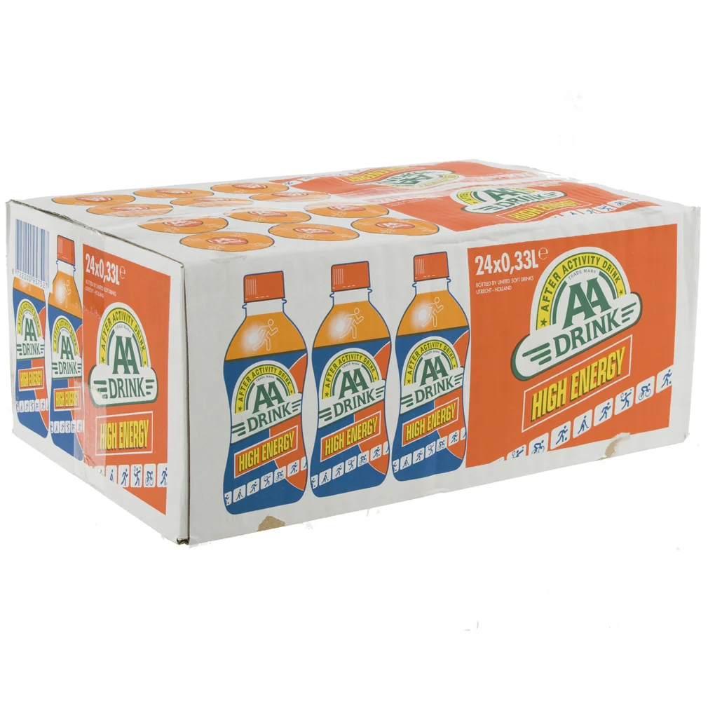 AA energy drank  Orange High Energy  33 cl  Doos 24 st