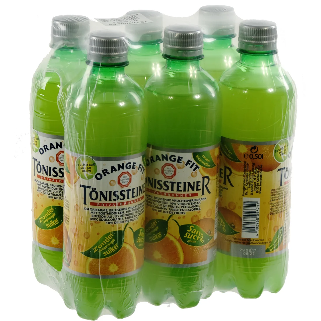Tonissteiner limo PET  Orange  50 cl  Pak  6 st