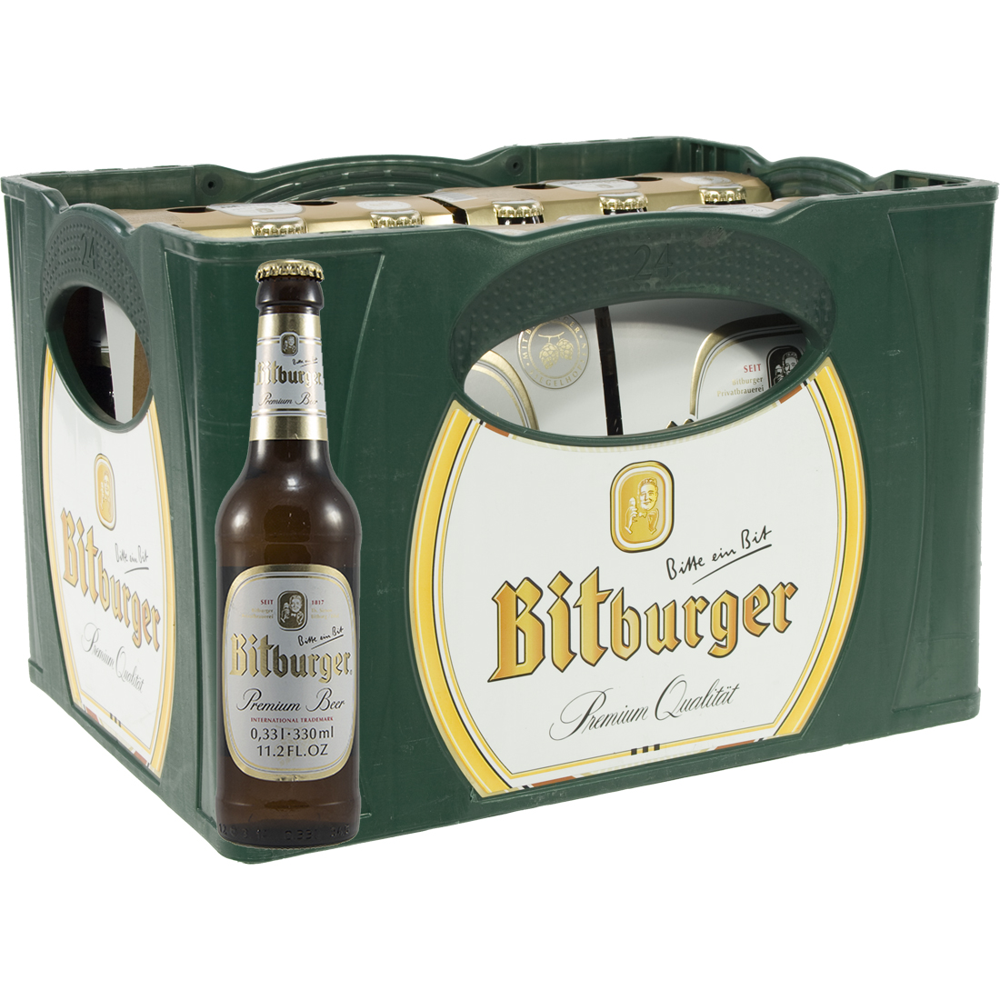 Bitburger pils  Wit  33 cl  Bak 24 st