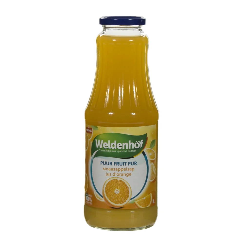 Weldenhof fruitsap  Sinaas  1 liter  Fles