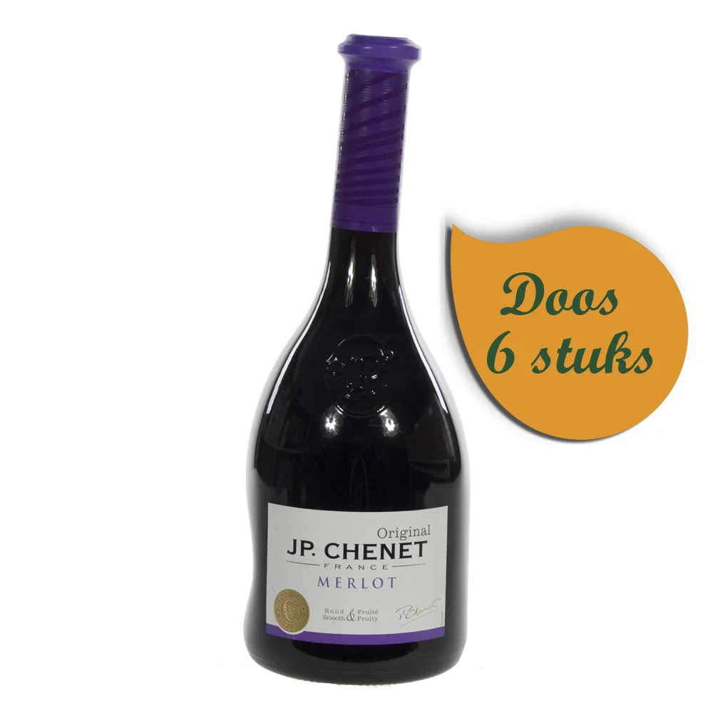 JP Chenet Merlot  Rood  75 cl  Doos  6 st
