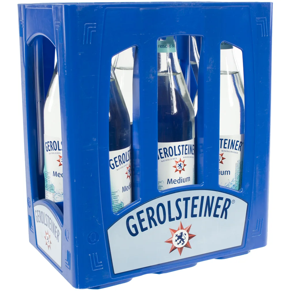 Gerolsteiner  Medium  1 liter  Bak  6 fl