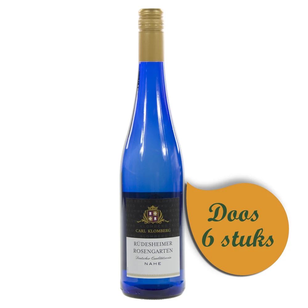 Rudesheimer Rosengarten Royal Blau  Wit  75 cl  Doos  6 st