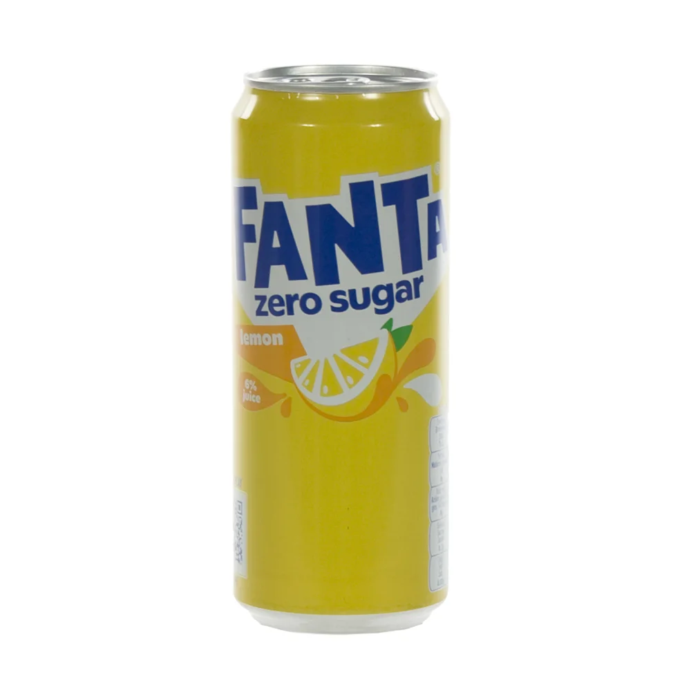 Fanta BLIK  Lemon Zero  33 cl  Blik