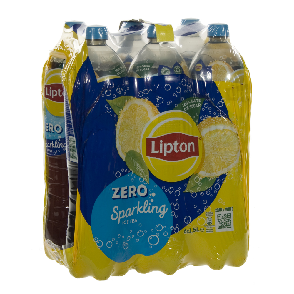 Lipton PET  Zero sugar  1,5 liter  Pak  6 st