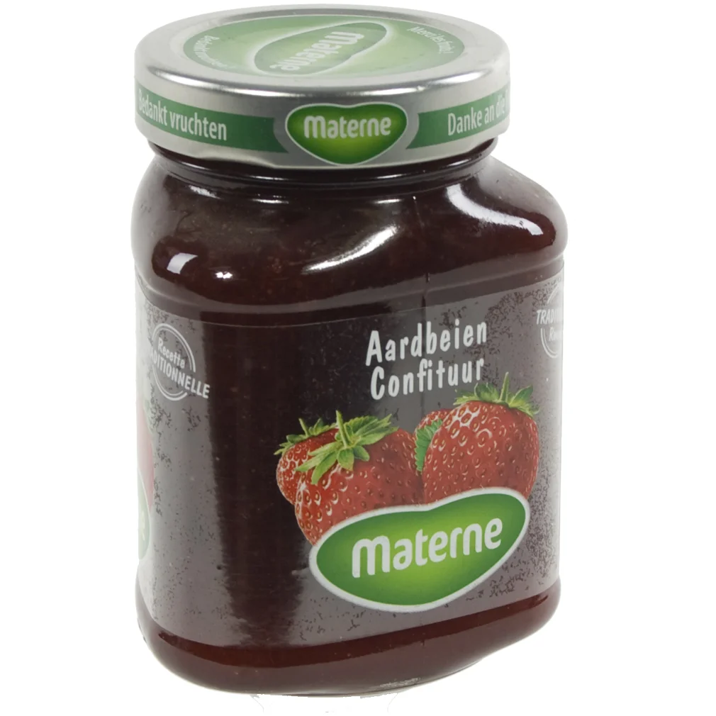 Materne aardbei confituur 8  450 g
