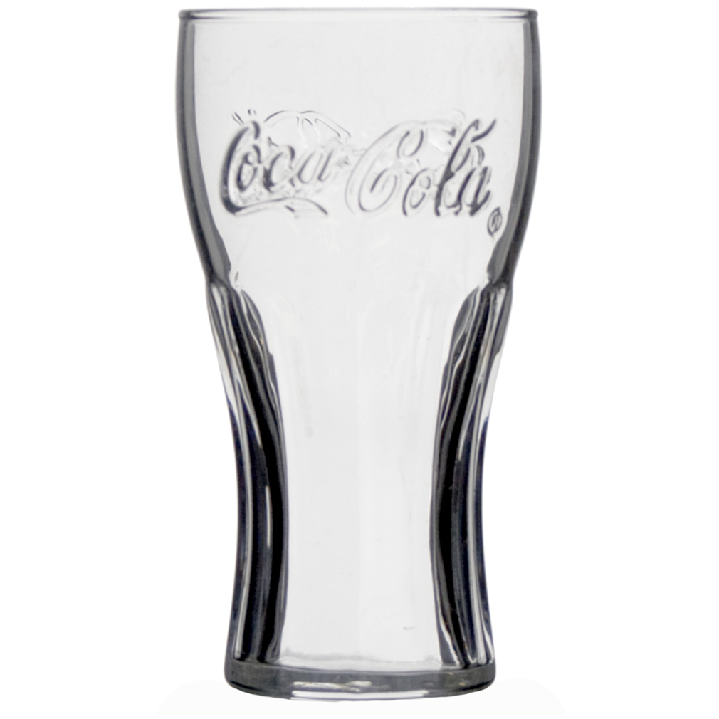 Coca Cola glazen 36 st /korf 