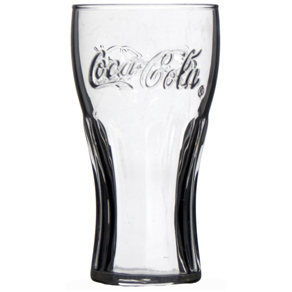 Coca Cola glazen 36 st /korf 