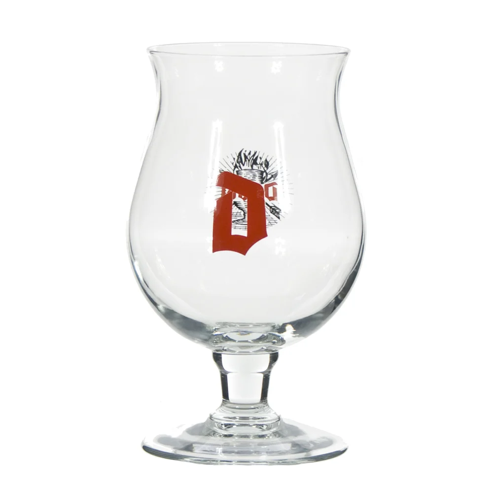 Duvel glazen  16 st /korf 