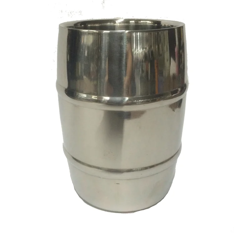 Inox beker voor schuimafsnijder