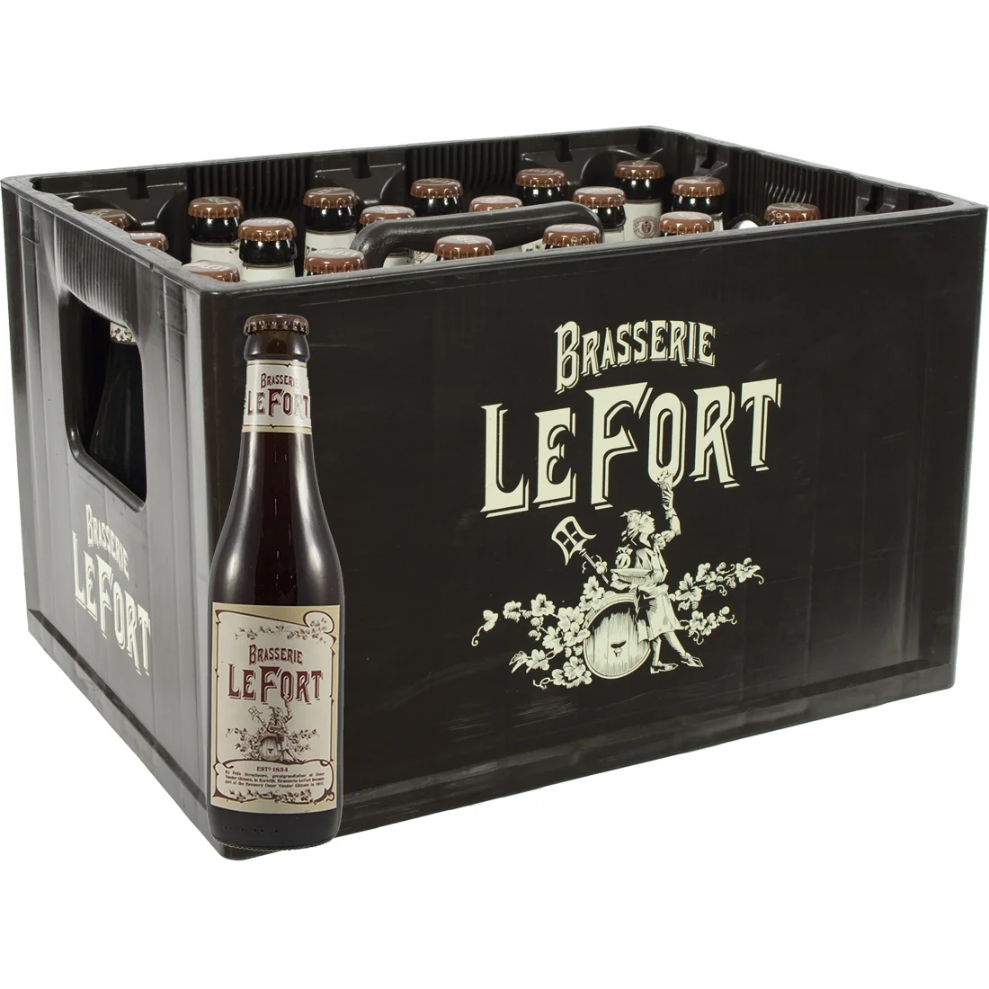 Brasserie Lefort  Donker  33 cl  Bak 24 st