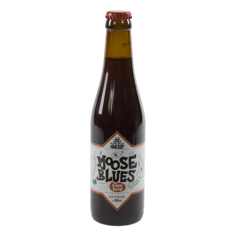 Moose Blues  Donker  33 cl  Fles