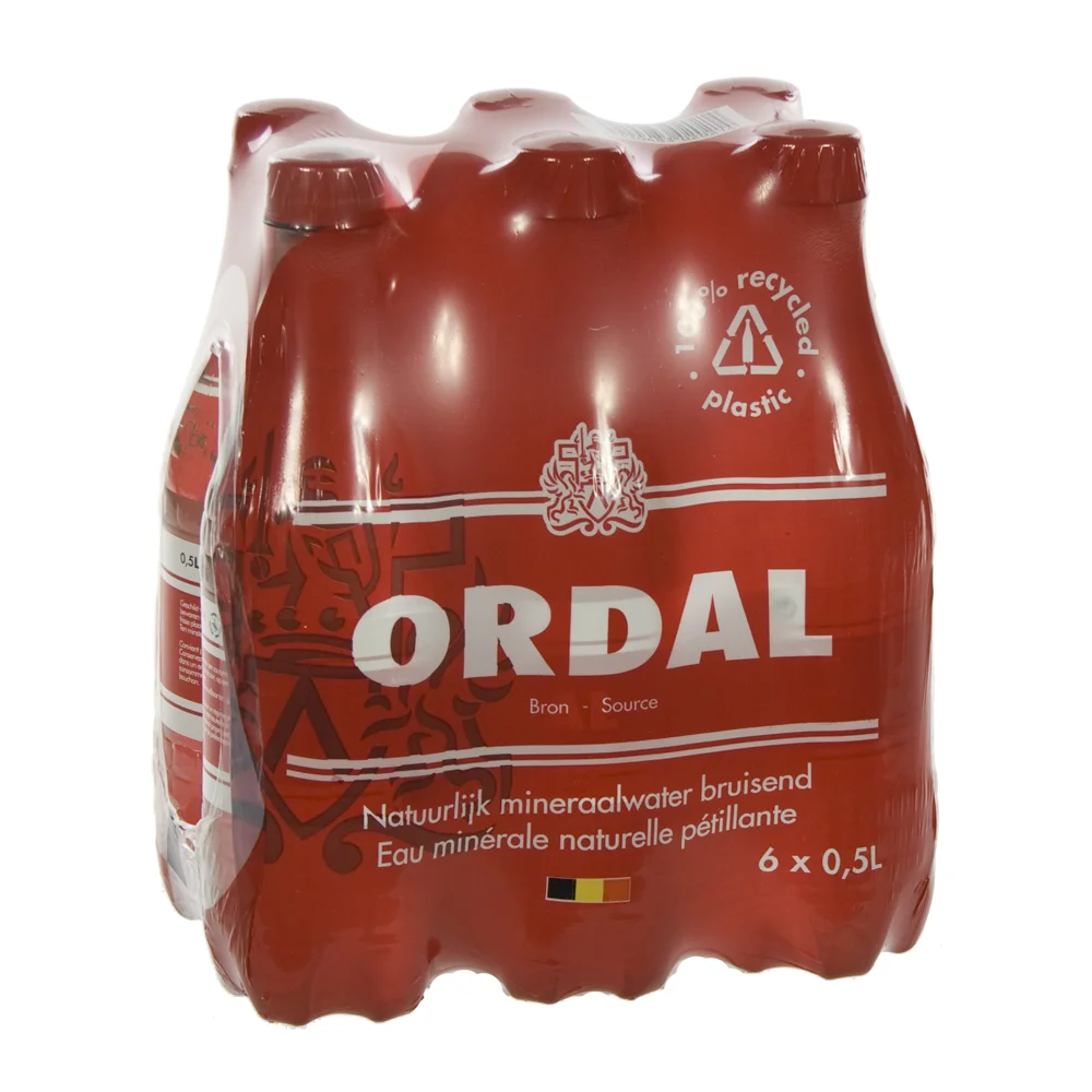 Ordal Water PET  Bruis  50 cl  Pak  6 st