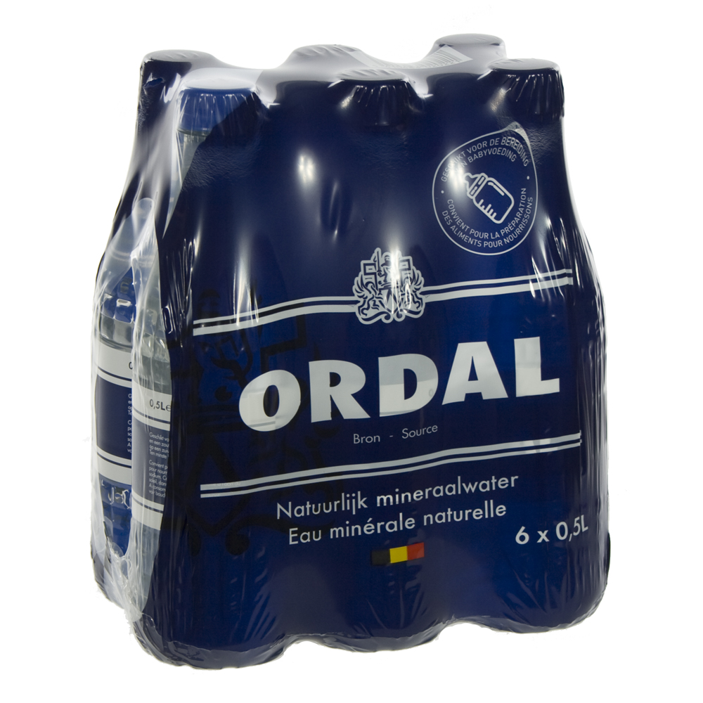 Ordal Water PET  Plat  50 cl  Pak  6 st