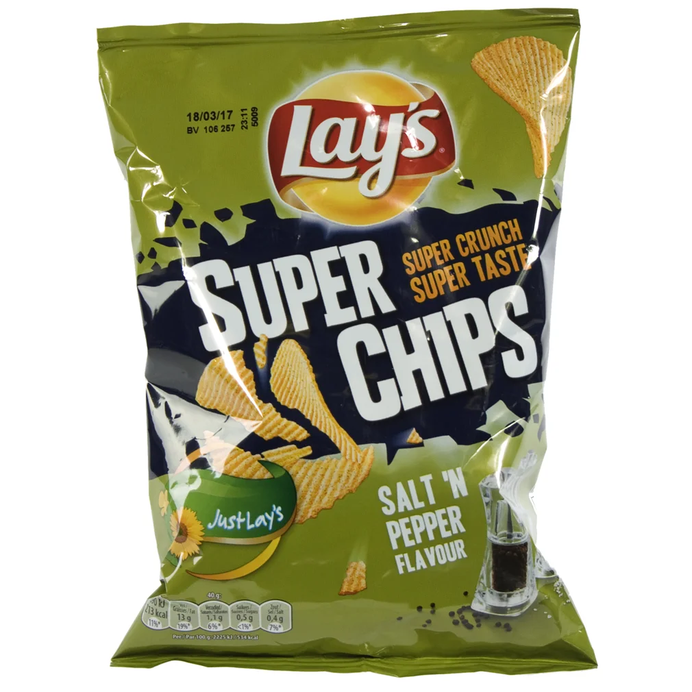 Lays Chips  Salt'n Pepper  Stuk  40 g