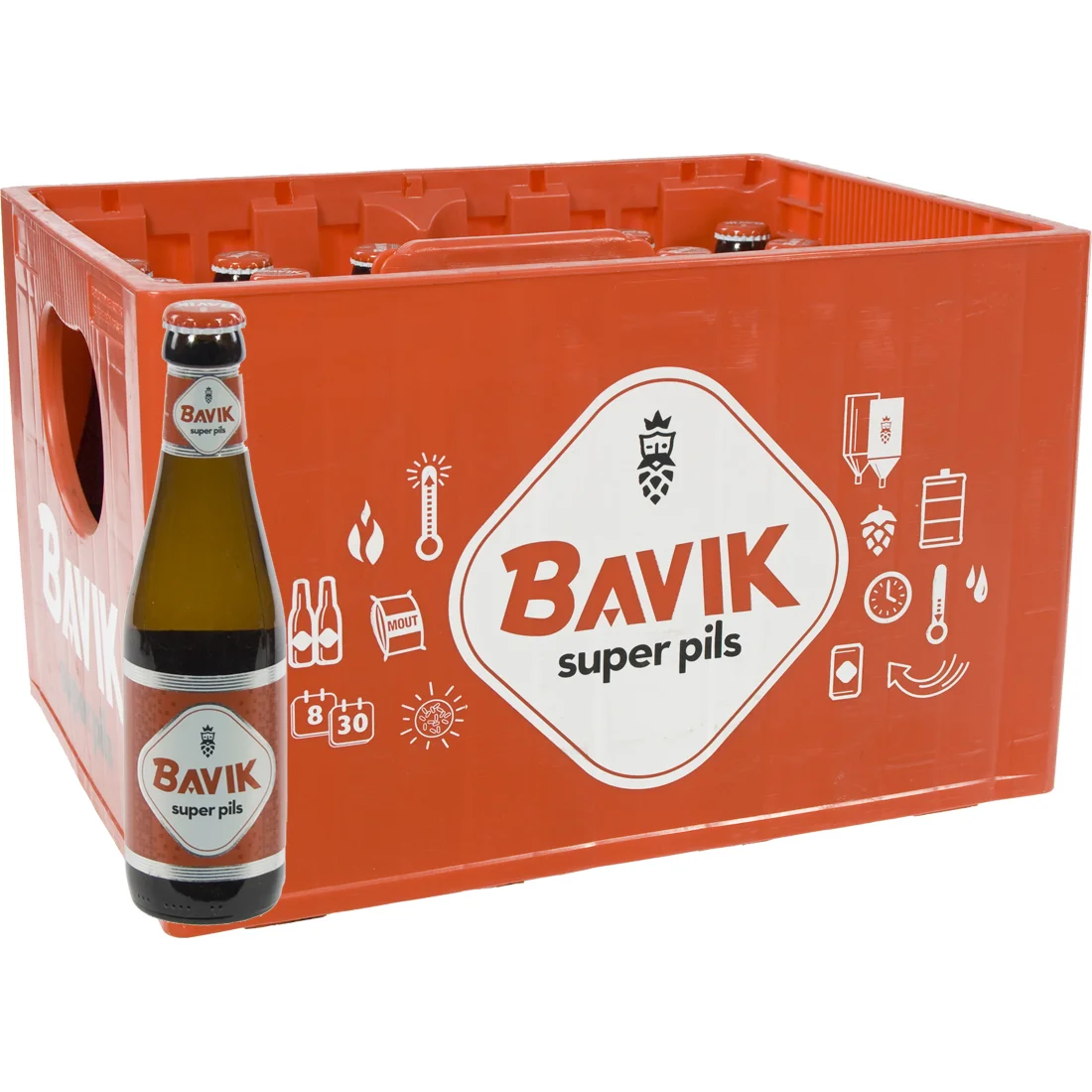 Bavik Super Pils  25 cl  Bak 24 st