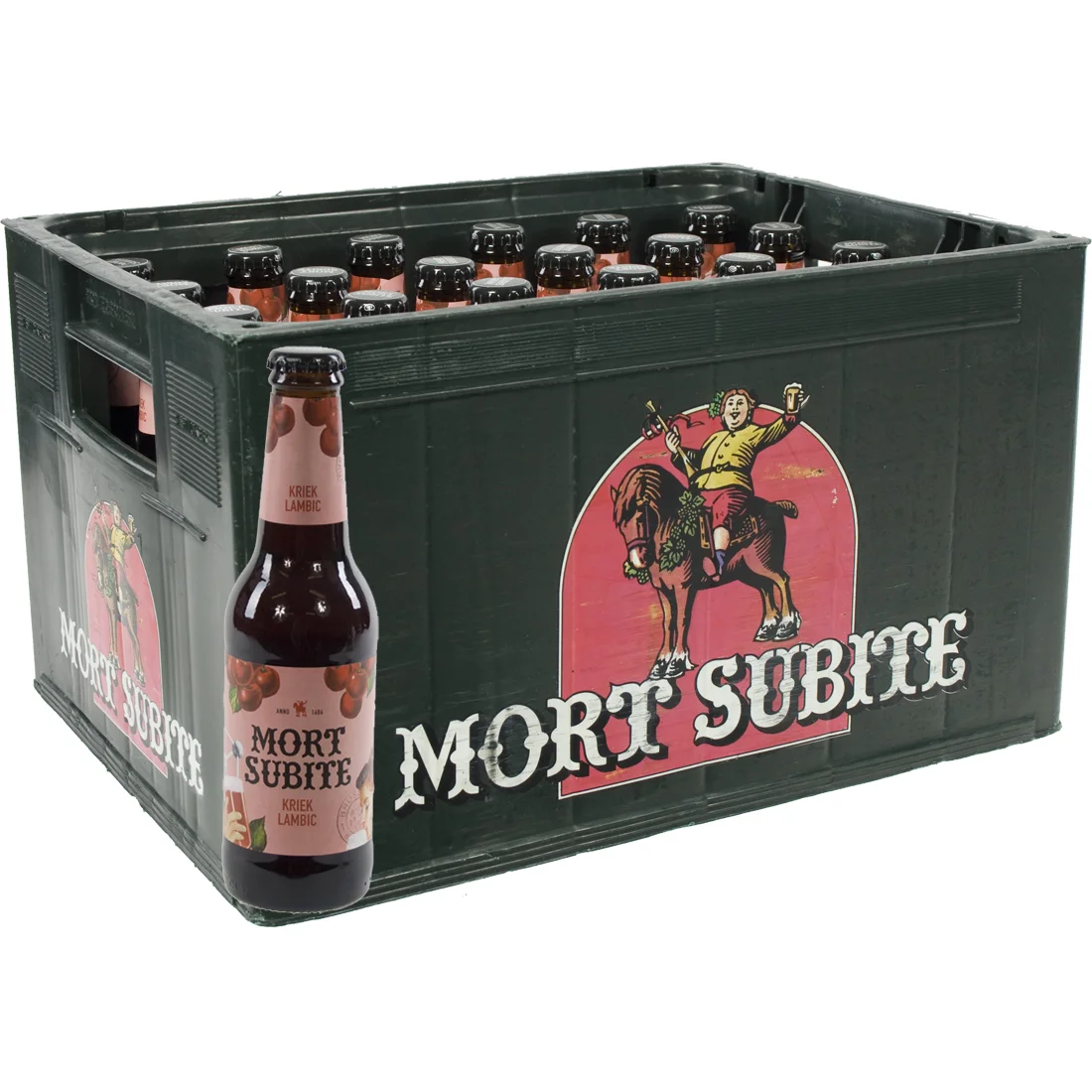 Mort Subite Kriek Lambic  25 cl  Bak 24 st