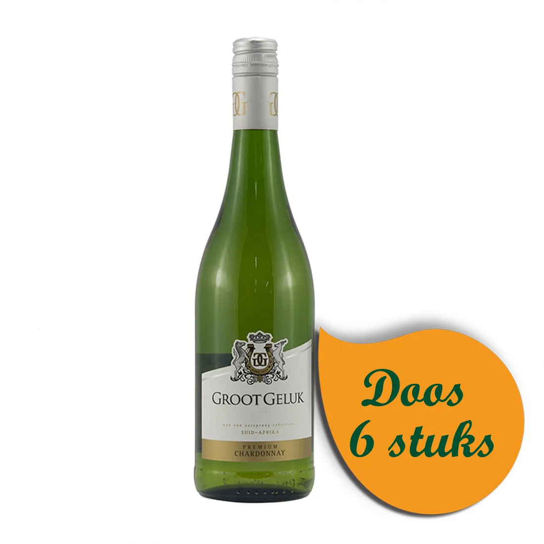 Groot Geluk  Chardonnay  75 cl  Doos  6 st  Wit