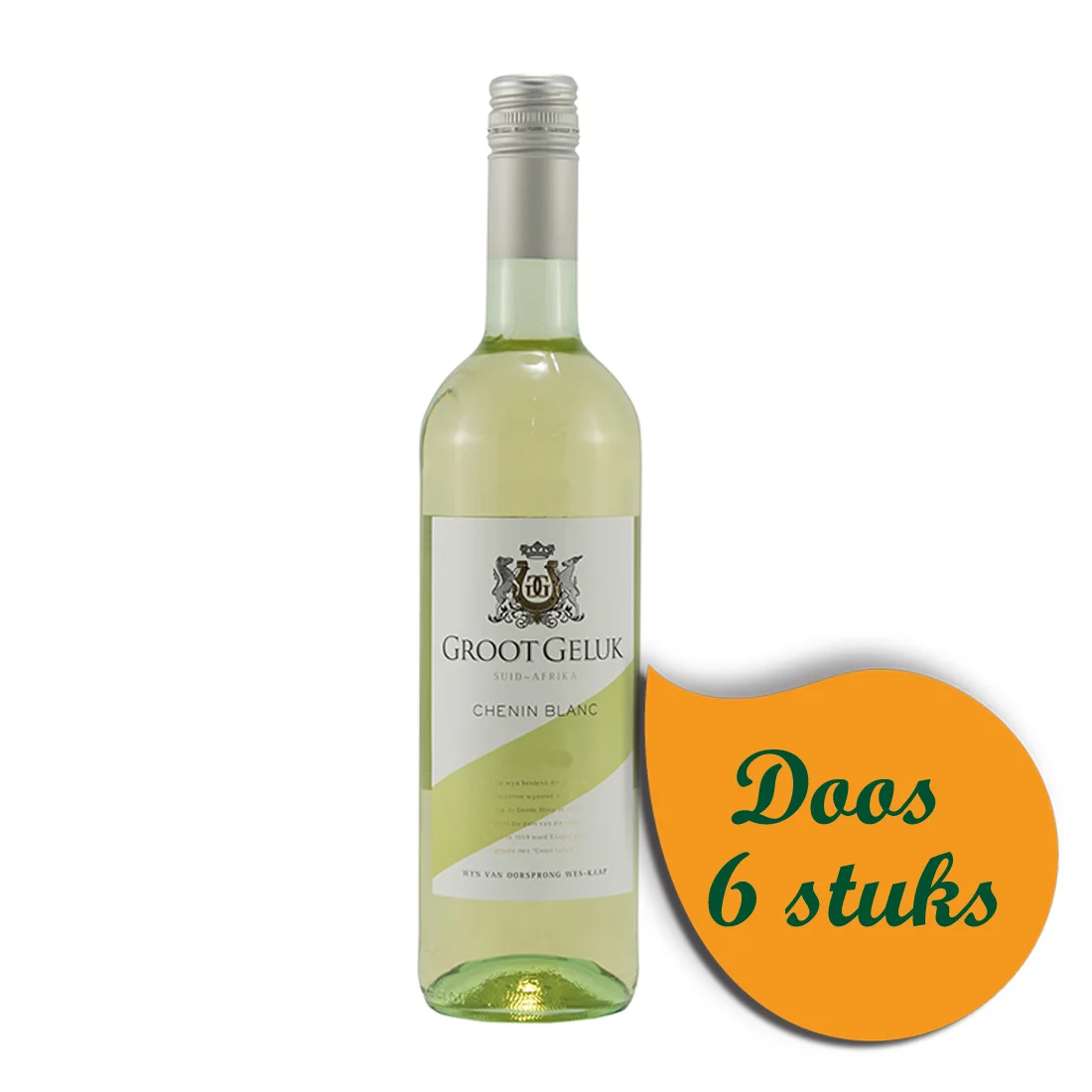 Groot Geluk  Chenin  75 cl  Doos  6 st  Wit