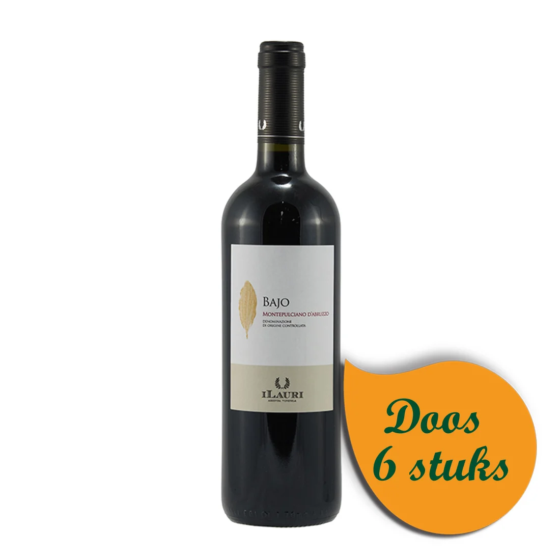 I Lauri Bajo Montepulciano  Rood  75 cl  Doos  6 st