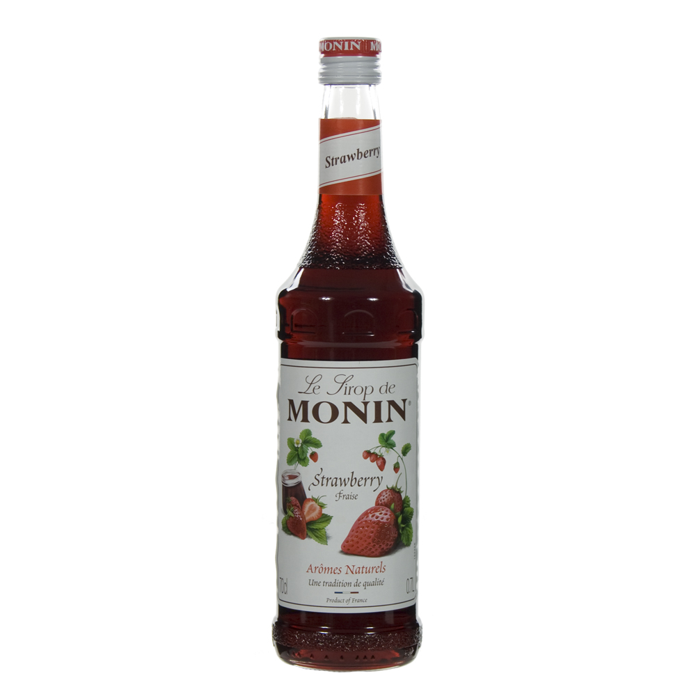 Monin siroop  Aardbei  70 cl  Fles