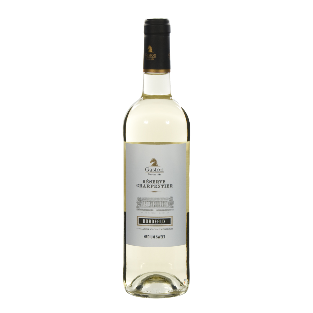 Gaston Bordeaux blanc moelleux Charpentier  Wit Moelleux  75 cl  Fles