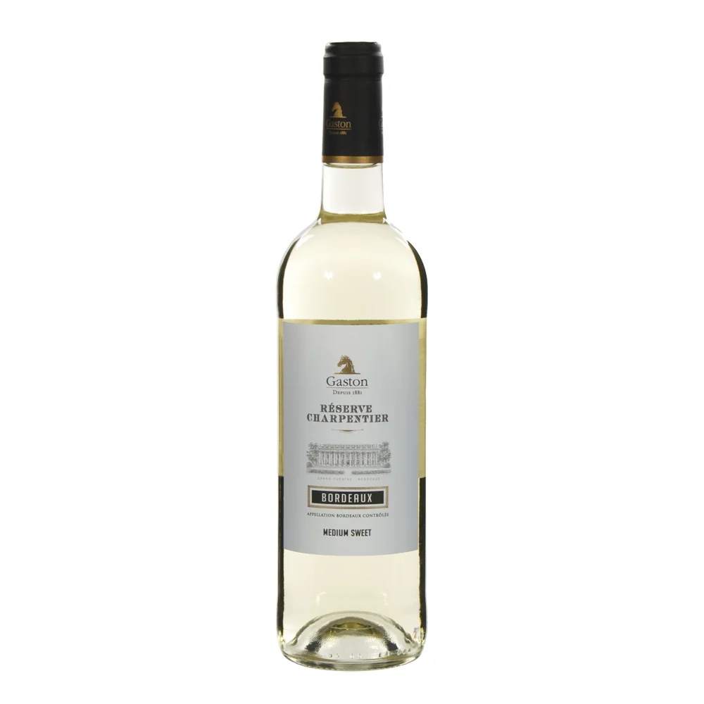 Gaston Bordeaux blanc moelleux Charpentier  Wit Moelleux  75 cl  Fles