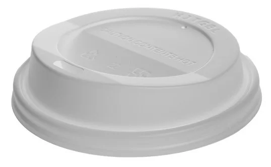 Deksel voor beker dia.80mm  Pak 100 st