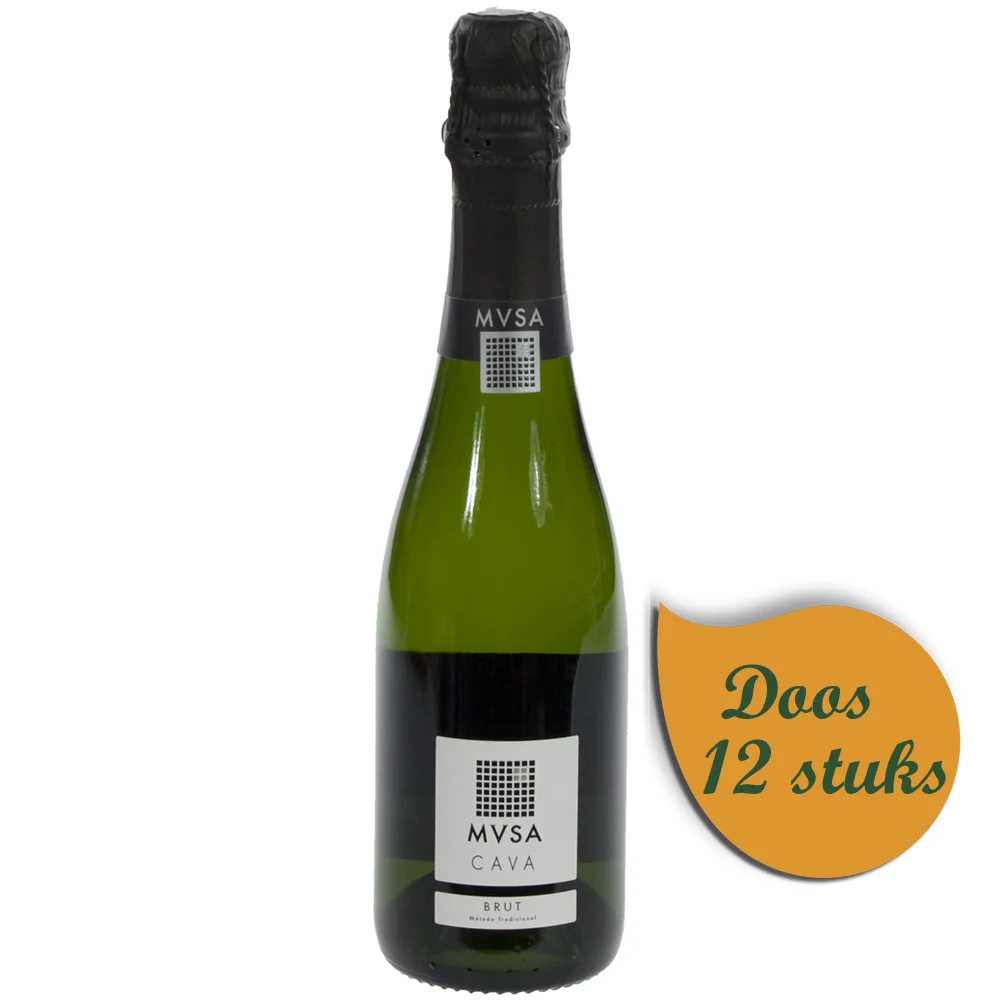 Cava MVSA de Vallformosa  Brut  37,5 cl  Doos 12 st