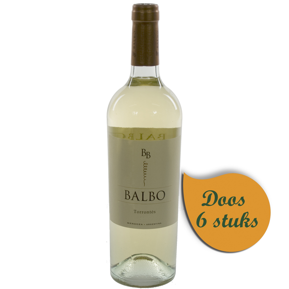 Balbo Verietals Torrontes Argentina White  Wit  75 cl  Doos  6 st