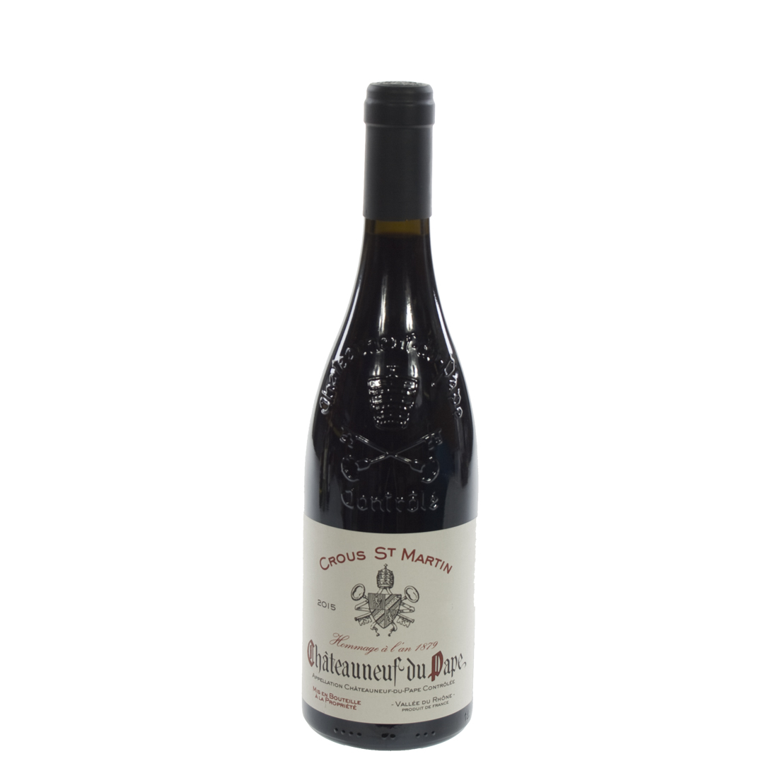 Crous St Martin "Chateau Neuf Du Pape"  75 cl  Fles