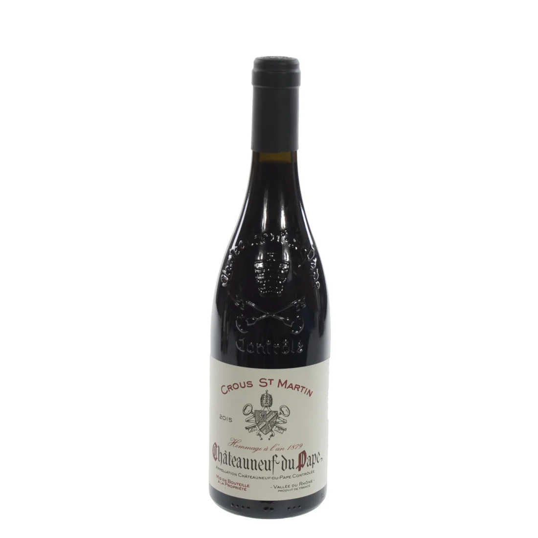 Crous St Martin "Chateau Neuf Du Pape"  75 cl  Fles