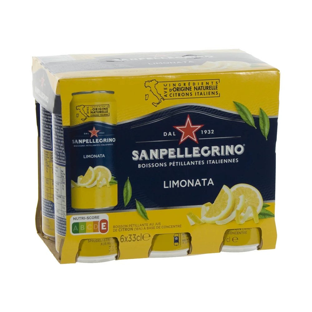 San Pellegrino Limonata  33 cl  Blik  6 pak