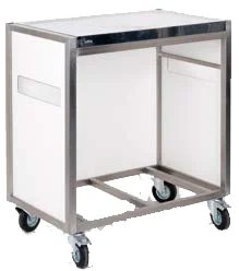 Lekbak inox voor glazen verhuur
