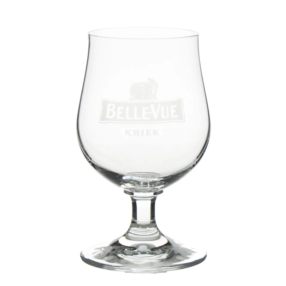 Belle vue kriek wit glas  20 cl
