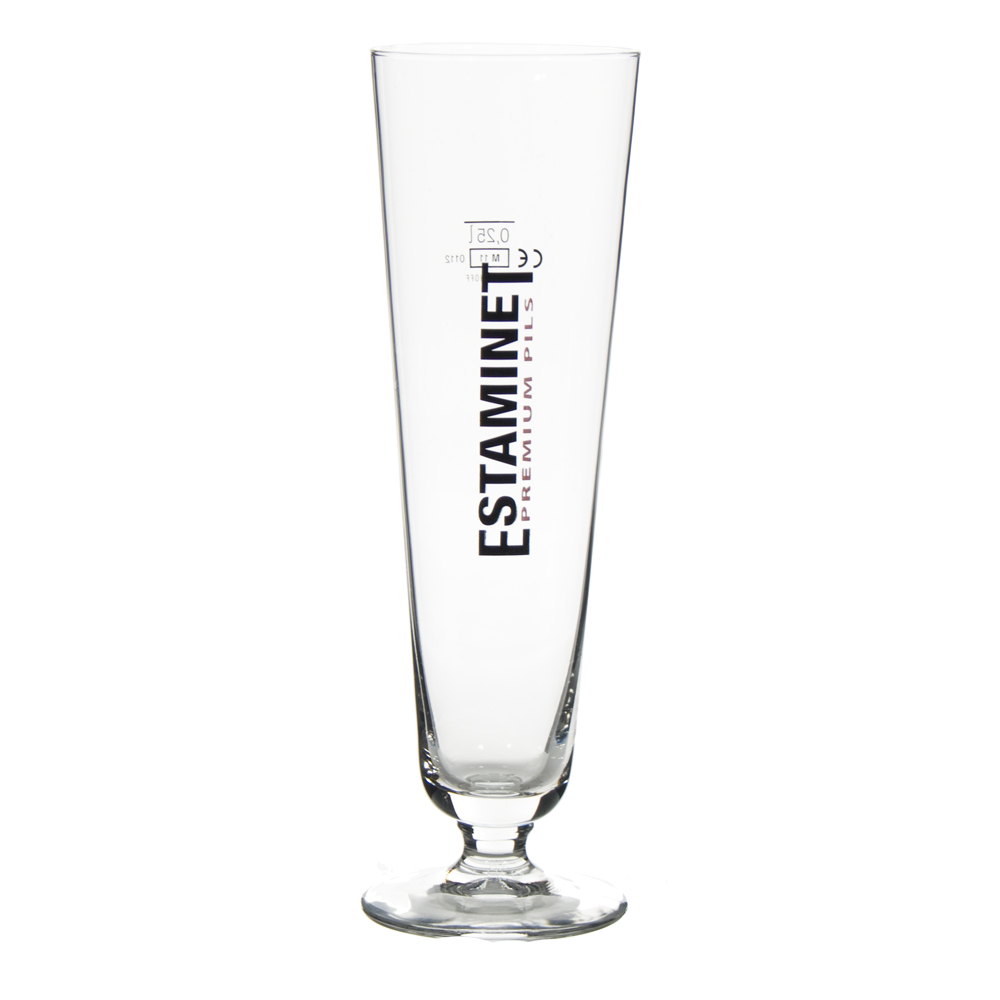 Estaminet pils glas fluit