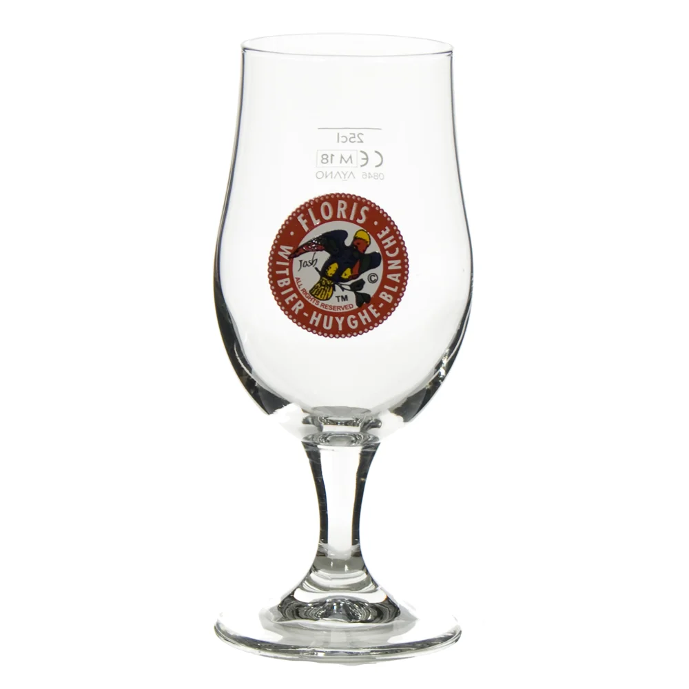 Floris glas met voet
