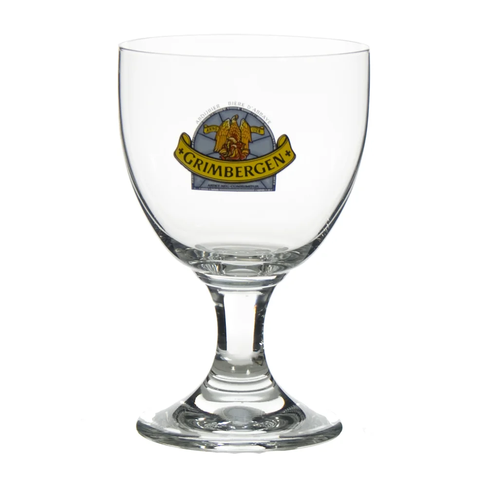 Grimbergen glas met blauw