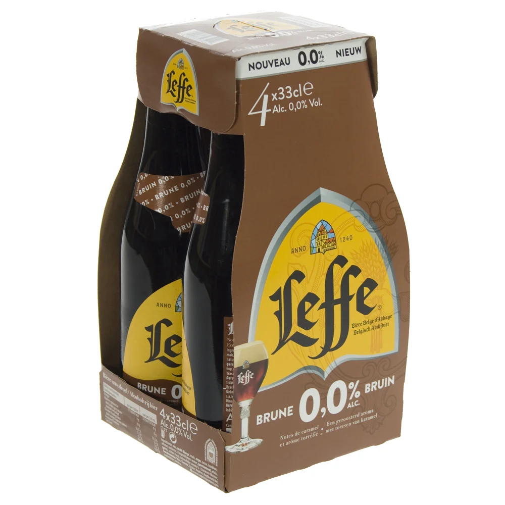 Leffe 0%  Bruin  33 cl  Clip 4 fl
