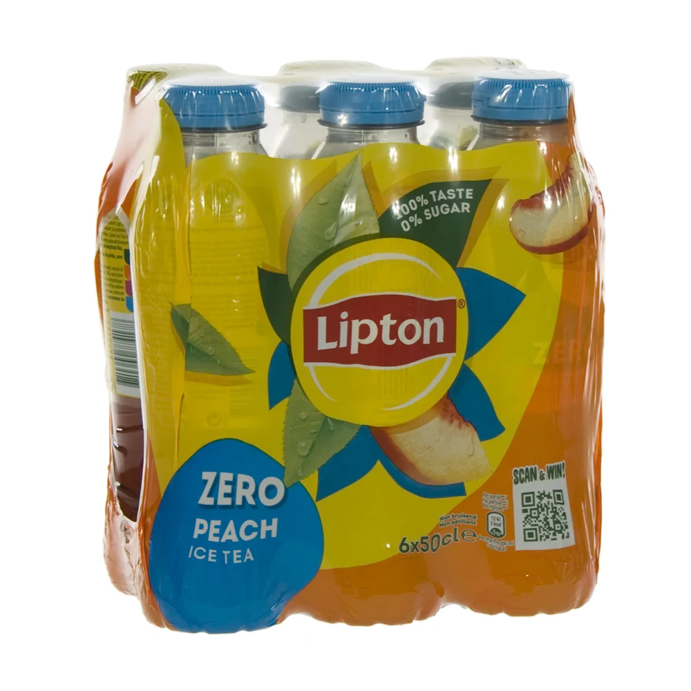 Lipton PET  Zero Peach  50 cl  Pak  6 st