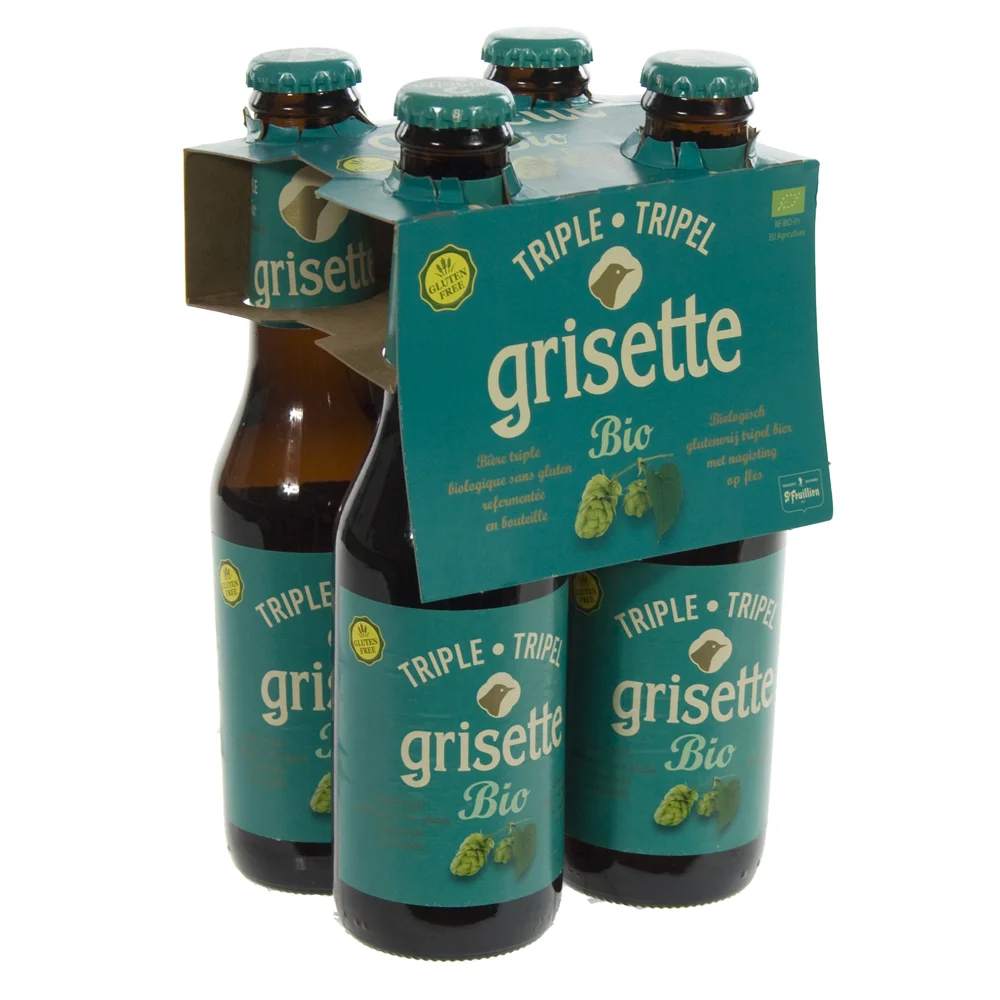 Grisette Triple Gluten Vrij  25 cl  Clip 4 fl