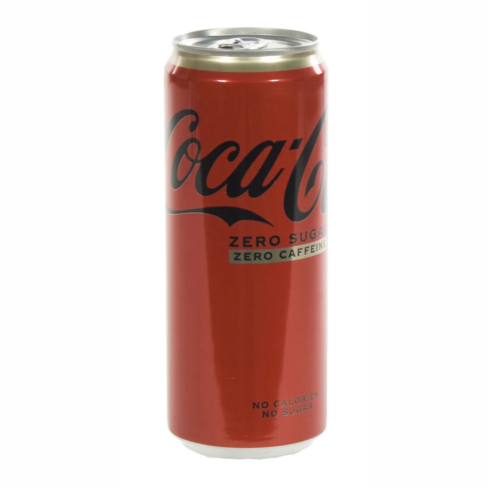 Coca Cola  Zero Caffeine vrij  33 cl  Blik