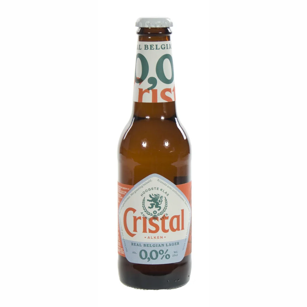 Cristal 0%  25 cl  Fles